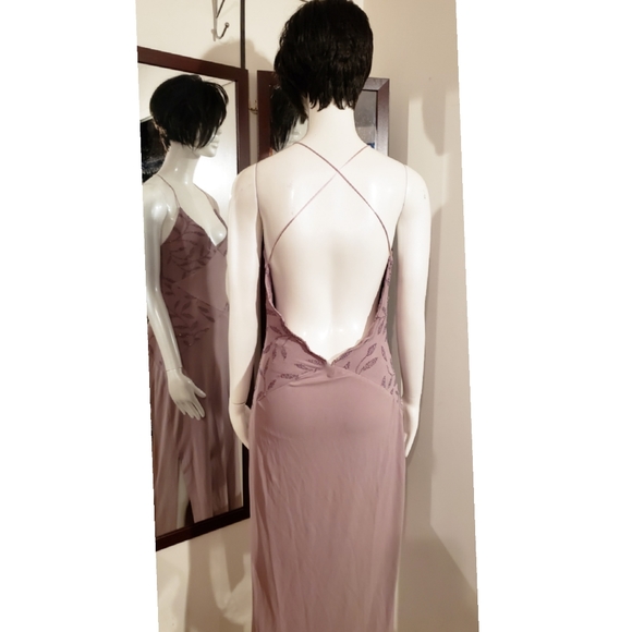 Peep Formal Spaghetti straps Gown - Picture 3 of 7